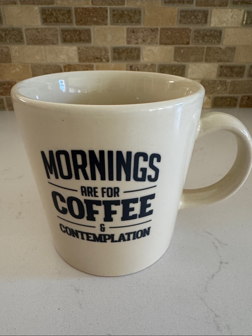 Mornings are for Coffee & Contemplation Mug.  Stanger Things - Hopper.  NWOT